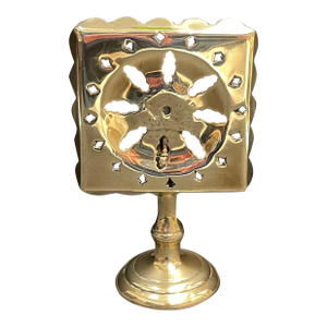 Pierced Brass Victorian Table Form Light Reflector
