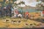 This canvas tapestry depicts a classic hunting scene, capturing the elegance and dynamism of traditional venery. Carefully...