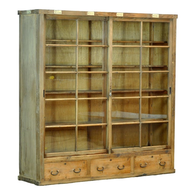 Japanese Display Cabinet, 1950 For Sale