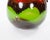 Red Mid-Century West German Glazed Porcelain Vase Red, Green & Brown 8.5" Tall For Sale - Image 8 of 11