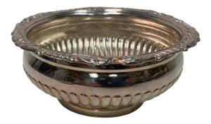 Matthew Boulton Silver Plate Bowl Made in England Circa 1800