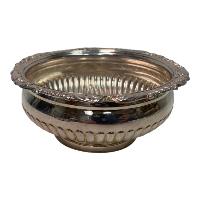 Stunning Matthew Boulton Silver Plate Bowl Made in England Circa 1800