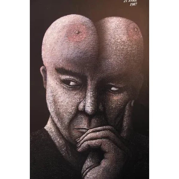 Contemporary 1987 Original Vintage Theater Poster - Carmen - Robert Lepage - Yvan Adam For Sale - Image 3 of 5