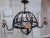 Early 20th Century Art Deco Dutch Wrought Iron Chandelier in the style of Amsterdam School For Sale - Image 11 of 16