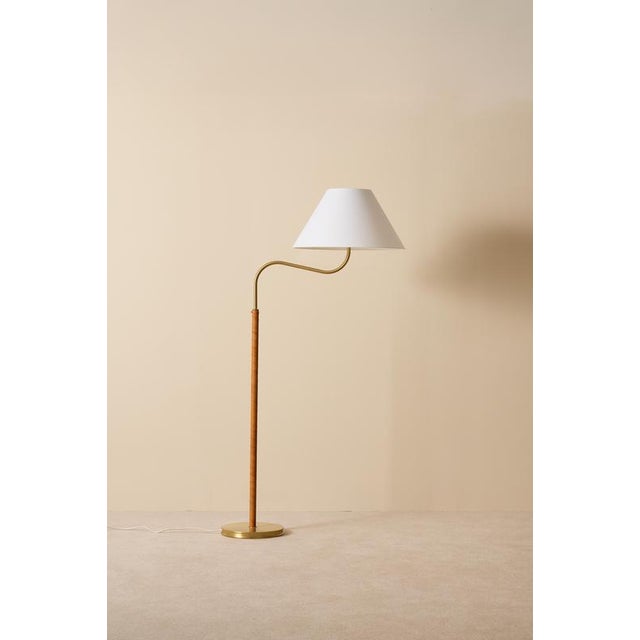 Large Camel Floor Lamps by Josef Frank for Svenskt Tenn, 1960s, Set of 2 For Sale - Image 3 of 9