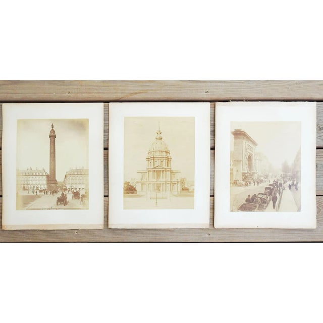 Antique 1880's Frith Photographs Paris Cityscapes - Set of 3 For Sale In Seattle - Image 6 of 6