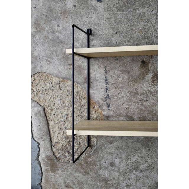 Metal Mid-Century Modern Scandinavian String Shelf, 1950s For Sale - Image 7 of 11