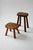 Vintage Artisan Stools by Atelier André Smalle, Belgium, 1960s, Set of 2 For Sale - Image 4 of 10