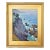 Silvio Silvestri, Listed Artist Rocky Ocean Waves Seascape Landscape Oil Painting Including the Antiqued Gold Frame For Sale