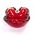 This red Murano style bowl is from Italy, the company is unknown. It is unmarked but was imported from Italy. It is in...