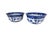 Ceramic Vintage Blue and White Willow Pattern Japanese Decorative Set of 2 Bowls Made in Japan For Sale - Image 7 of 8