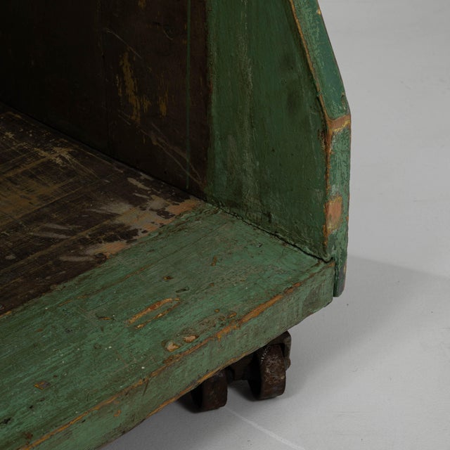 Mid 20th Century French Wood Patinated Bookshelf For Sale - Image 12 of 18