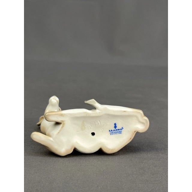 1990s Vintage MCM Lladro 5314 Mini Deer Porcelain Figurine For Sale - Image 5 of 5