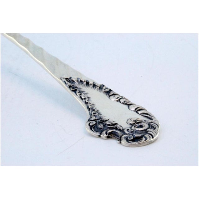 Silver Fish Serving Fork For Sale - Image 6 of 8
