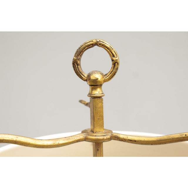 French Bouillotte Table Lamp with Swans, 1910s For Sale - Image 5 of 18