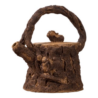 陳泰源 Yixing Zisha ‘Tree Stump' Tea Pot For Sale