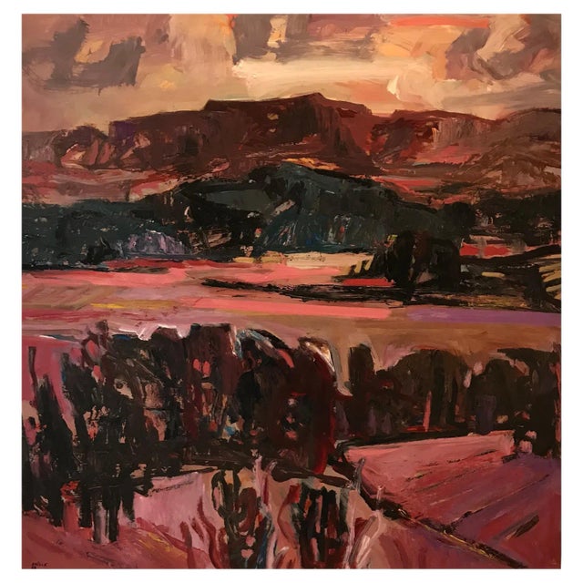 Jean Krillé, Tableau No. 14, Oil on Wood For Sale