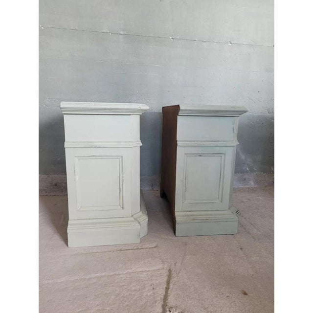 Lacquered Bedside Tables, Set of 2 For Sale - Image 9 of 12