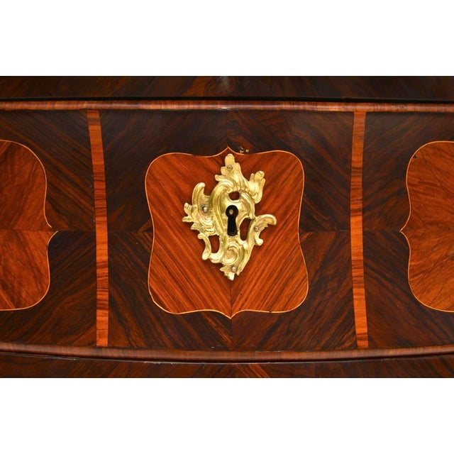 French Louis XV Commode with Marble Top by Jacques Bircklé, 1750s For Sale - Image 15 of 18