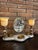 Metal 1920s Art Deco Vanity/Dressing Table Lamp and Plateau Set. For Sale - Image 7 of 12