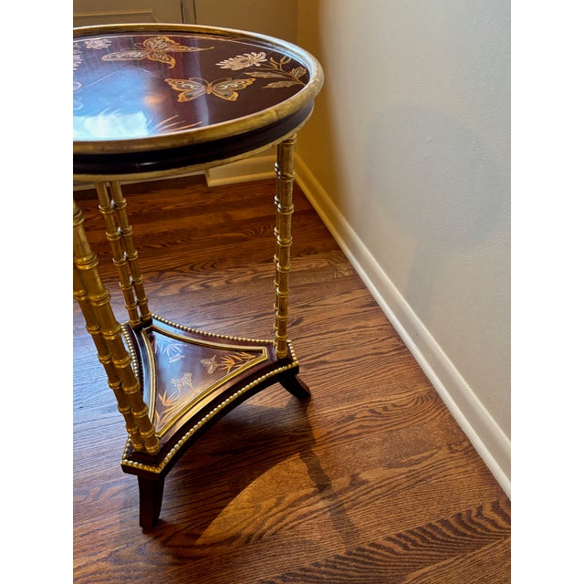 Bamboo Cigarette Table Attributed to Charles Pollock For Sale - Image 10 of 11
