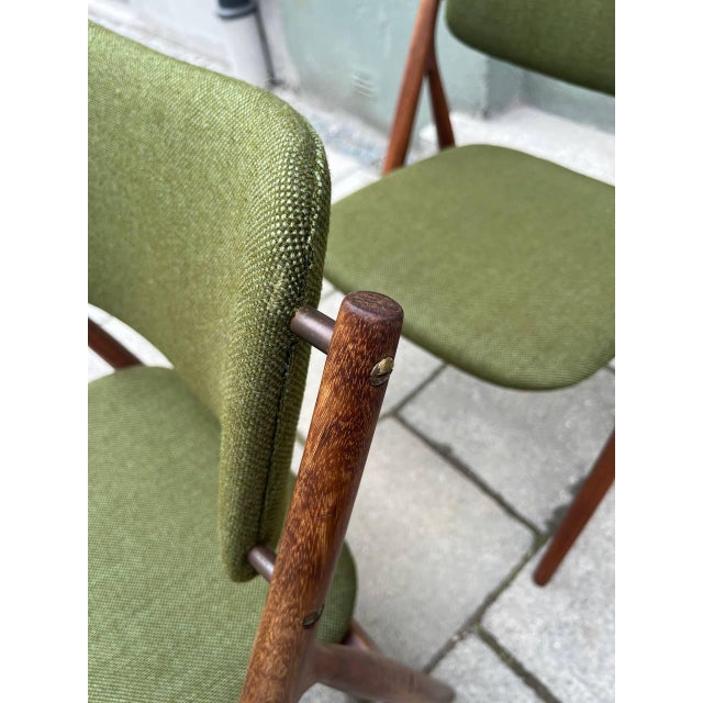 Mid-Century Teak Chairs, Denmark, Set of 4 For Sale - Image 9 of 10
