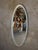 1970s Vintage Oval Mirror, 1970s For Sale - Image 5 of 8