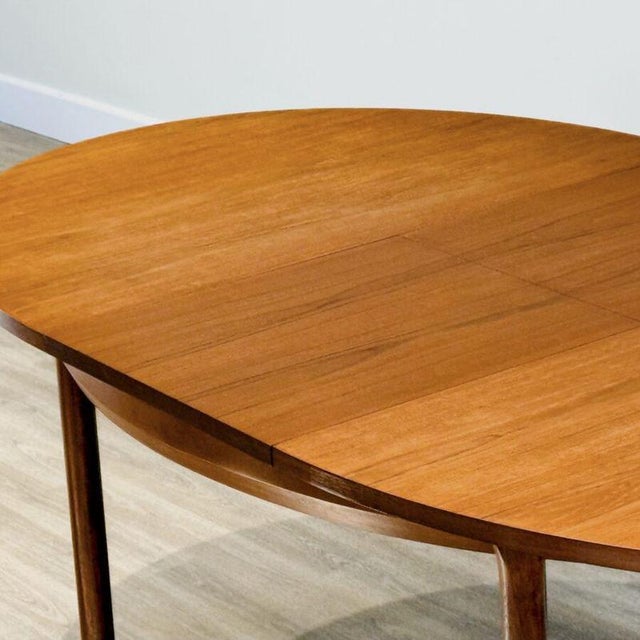 Oval Teak Extending Dining Table from White & Newton, 1960s For Sale - Image 4 of 10