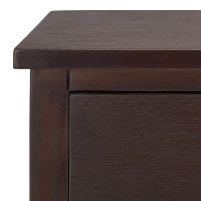 Spritely Home Maxine Accent Table with Storage Drawer in Walnut For Sale - Image 4 of 10