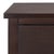Spritely Home Maxine Accent Table with Storage Drawer in Walnut For Sale - Image 4 of 10