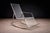 Metal Rocking Chair in Metal and Acrylic, Unknown, 1970s For Sale - Image 7 of 8