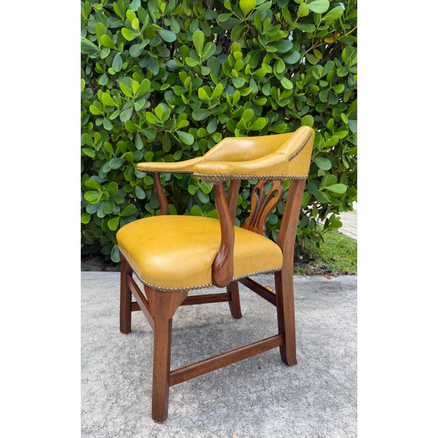 Mid 20th Century Mid Century Williamsburg Style Smoking Armchairs by Rway, Set of 7 For Sale - Image 5 of 14