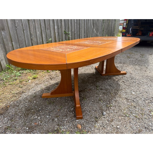 Mid-Century Modern Mid-Century Danish Extendable Dining Table in Teak by Poul Herman Poulsen for Gangsø, 1970s For Sale - Image 3 of 9