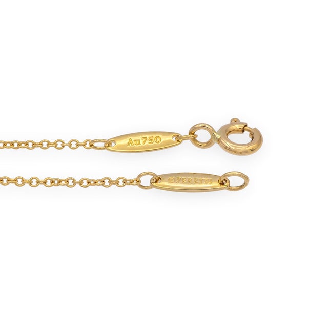 Tiffany & Co Peretti 18k Gold Color by the Yard Ruby Diamond Necklace .50ct CNTR For Sale In New York - Image 6 of 7