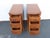 Wood Tall and Narrow Mahogany Nightstands End Bedside Tables a Pair 6658 For Sale - Image 7 of 18