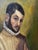 1969 Oil on Canvas Reproduction Giovanni Battista Moroni of Il Sarto 'The Tailor' - Framed For Sale - Image 14 of 17