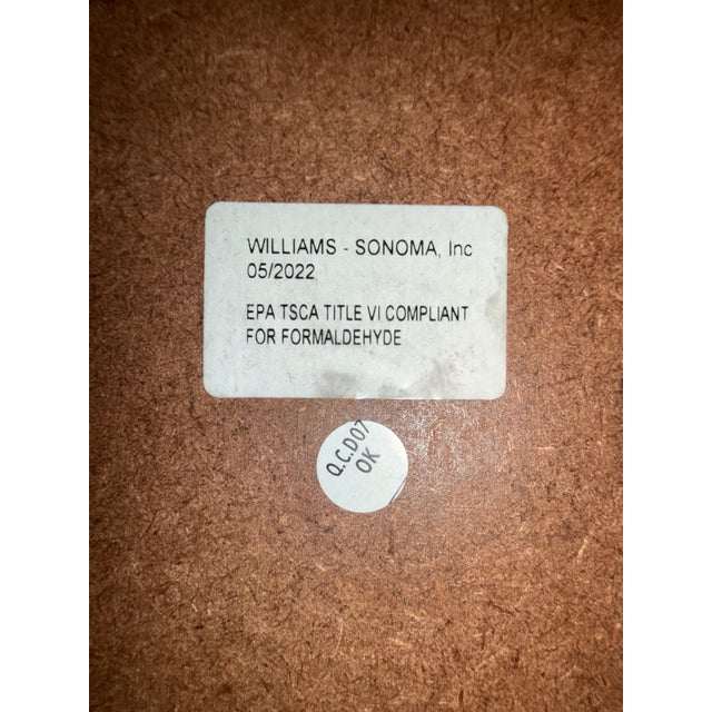 Contemporary Large Williams Sonoma Home Heavy Chrome Framed Wall Mirror (May 2022) For Sale - Image 3 of 6