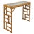 Mid-Century Bamboo, Rattan and Glass Console Table from Vivai del Sud, Italy, 1970s For Sale - Image 12 of 12