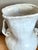 Vintage Monumental White Ceramic Double-Handled Vase For Sale - Image 12 of 12