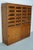 Large English Haberdashery Shop Cabinet with Glass Fronted Drawers, 1920s For Sale - Image 10 of 18