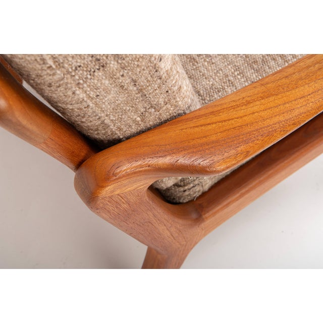 Easy Chair by Juul Kristensen for J. K. Denmark, 1960s For Sale - Image 9 of 15