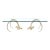 Mid-Century Modern Brass Ibex Ram's Head Coffee Table Styled After Alain Chervet For Sale
