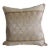 Vintage Gold & Silver Silk Woven Obi Square Decorative Pillow For Sale
