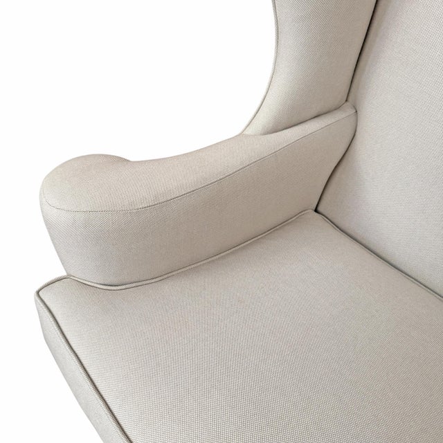 Pair of 19th Century English William and Mary Style Wing Chairs For Sale - Image 10 of 12