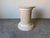 Beautiful vintage coastal-style pedestal dining table base featuring a substantial coquina coral stone top and base with a...