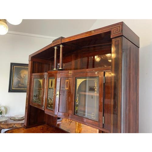 Art Nouveau Credenza Bookcase For Sale - Image 10 of 18
