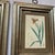 Rustic 1970’s 2 Small Botanical Floral Prints Nicely Framed Silver Leaf- A Pair For Sale - Image 3 of 4