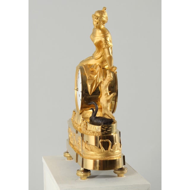 French Mantel Clock Allegory of Love, Paris, 1815 For Sale - Image 13 of 16