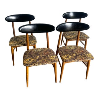 Mid Century Modern Dining Chairs “Roomates” by Baumritter - Set of 4 For Sale