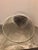Vintage Clear Glass Storage With Metal Lid For Sale - Image 4 of 7